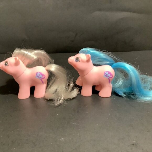 HASBRO My Little Pony 7 VINTAGE & RARE Minis & Large 1983 - 1989 LOOK!! - Picture 2 of 12